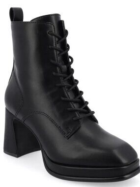 Journee Collection Women's Lace-up Kalindi Booties